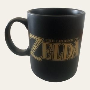 2015 The Legend of Zelda Paladone Nintendo Ceramic‎ Black Coffee Tea Cup Mug